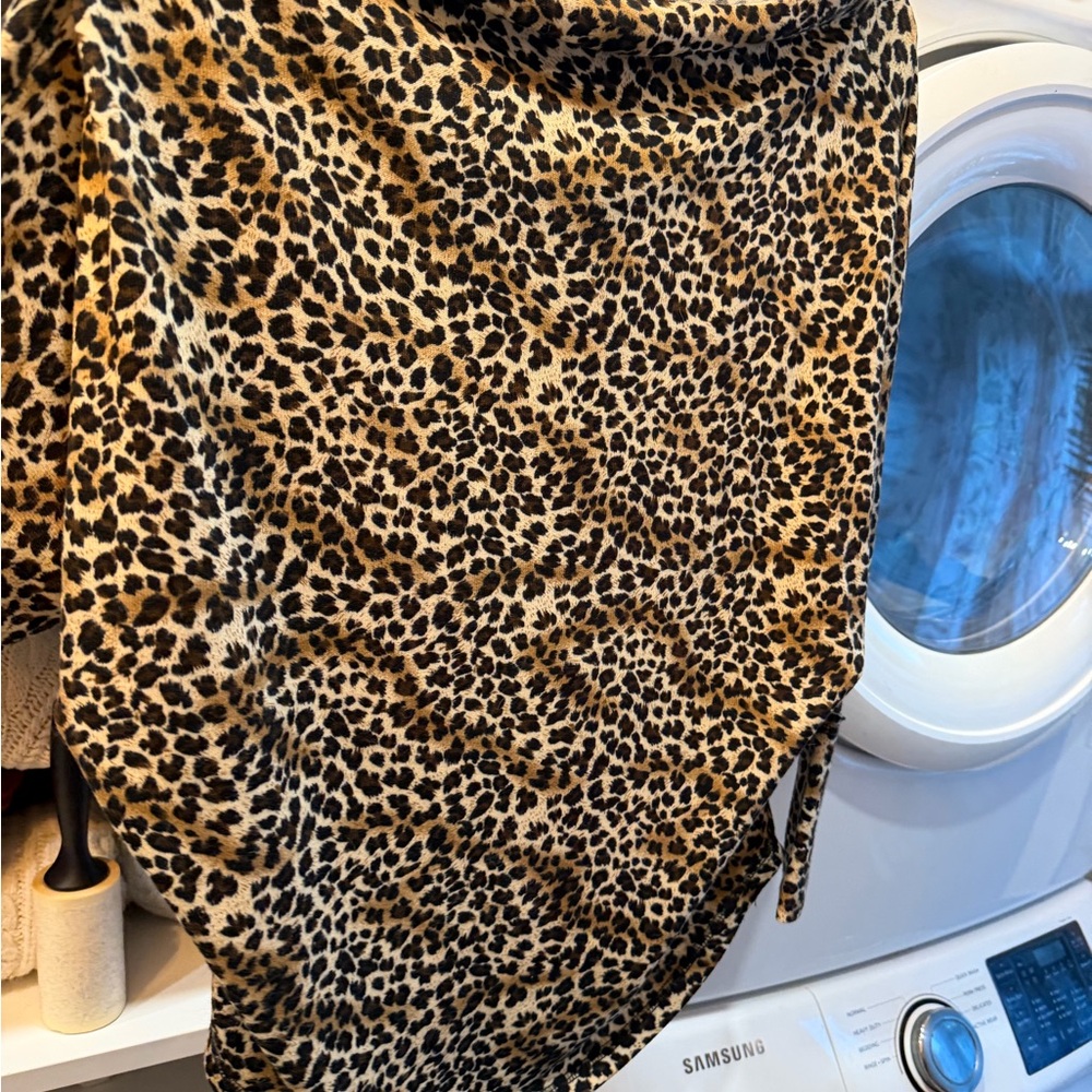 Leopard Print batwing top